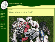 Tablet Screenshot of joeyjumpers.net